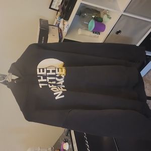 North face large black hoodie